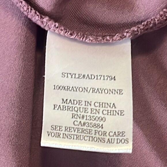 Altar'd State Eggplant Sleeveless Fringe Frayed Shift Dress Size Medium - Picture 8 of 11